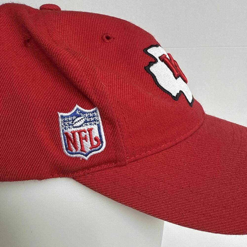 VINTAGE 2002 KANSAS CITY CHIEFS REEBOK ON FIELD ADJUSTABLE EMBROIDERED CAP - Picture 2 of 4